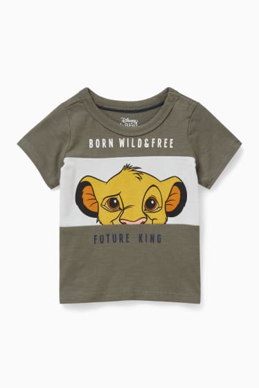 Babies - The Lion King - baby short sleeve T-shirt - dark green