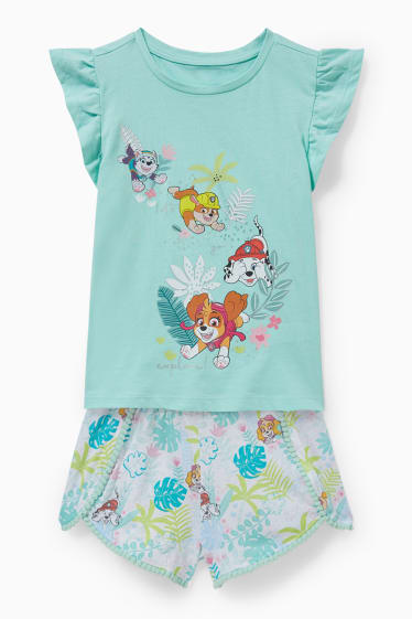 Children - PAW Patrol - short pyjamas - 2 piece - mint green