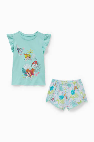 Children - PAW Patrol - short pyjamas - 2 piece - mint green