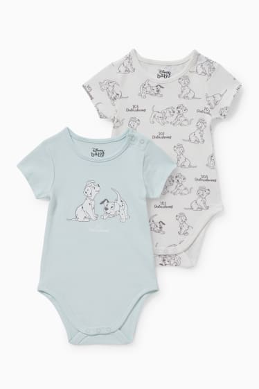 Bébés - Lot de 2 - 101 Dalmatiens - body pour bébé - bleu clair