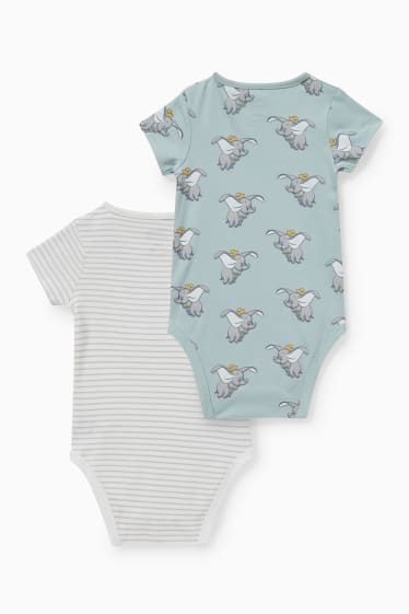 Bébés - Lot de 2 - Dumbo - bodys pour bébé - blanc