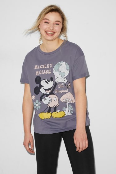 Teens & Twens - CLOCKHOUSE - T-Shirt - Micky Maus - grau