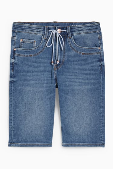 Damen - Jeans-Bermudas - Mid Waist - Jog Denim - jeans-blau