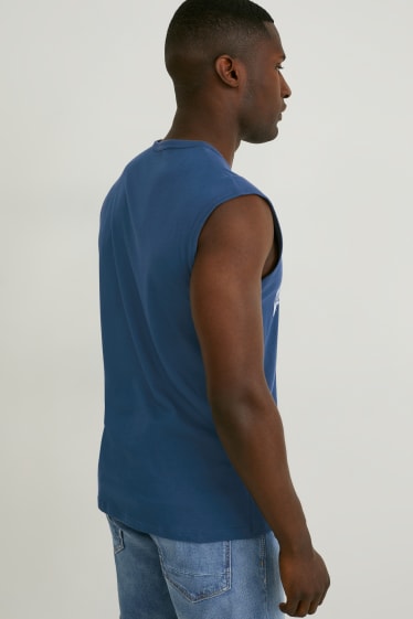 Men - Vest top - blue