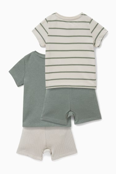 Babies - Multipack of 2 - baby outfit - 4 piece - dark green