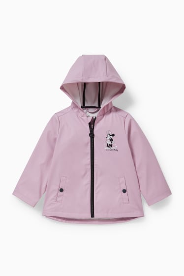 Children - Minnie Mouse - rain jacket with hood - light violet