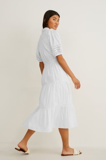 Femmes - Robe fit & flare - blanc