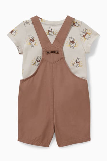 Baby's - Winnie de Poeh - baby-outfit - 2-delig - bruin
