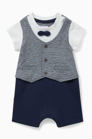 Babies - Baby jumpsuit - 3-in-1 look - dark blue