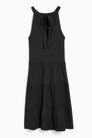 Damen - CLOCKHOUSE - Fit & Flare Kleid - schwarz
