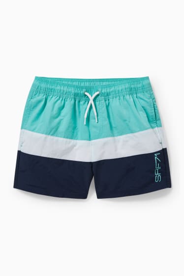 Kinder Jungen - Badeshorts - dunkelblau