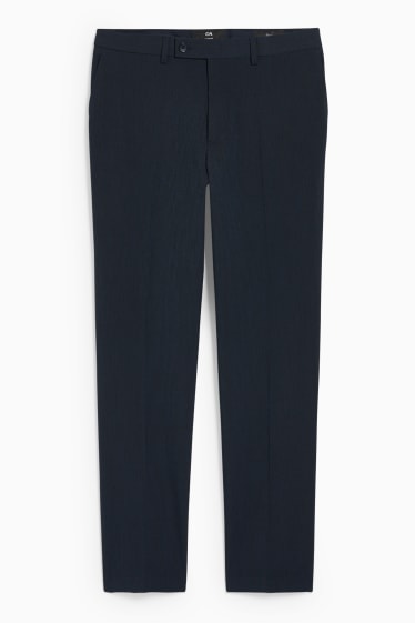 Men - Mix-and-match trousers - slim fit - Flex - LYCRA® - dark blue