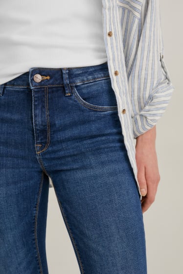 Dames - Skinny jeans - shaping jeans - jeansblauw