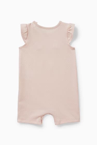 Bébés - Pyjama pour bébé - à pois - rose