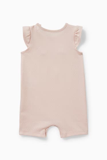 Baby Mädchen - Baby-Schlafanzug - gepunktet - rosa
