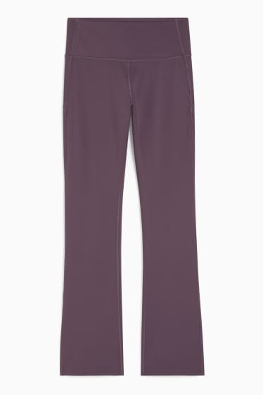 Donna - Leggings - 4 Way Stretch - da materiali riciclati - viola