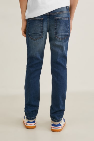 Kinder - Straight Jeans - dunkeljeansblau