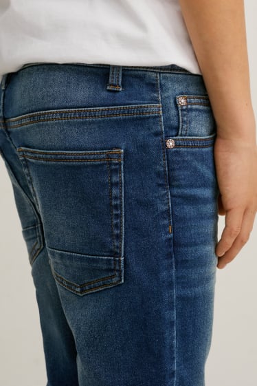 Kinder - Straight Jeans - dunkeljeansblau