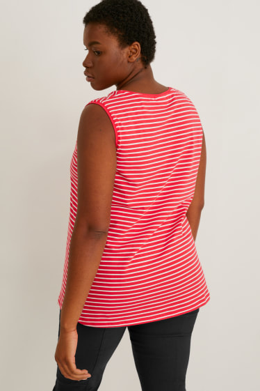 Kobiety - Wielopak, 2 szt. - T-shirt i top - LYCRA® - czerwony / czarny