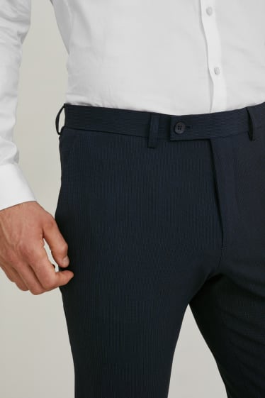 Bărbați - Pantaloni modulari - slim fit - Flex - LYCRA® - albastru închis