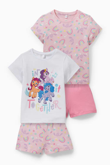 Children - Multipack of 2 - My Little Pony - short pyjamas - 4 piece - rose