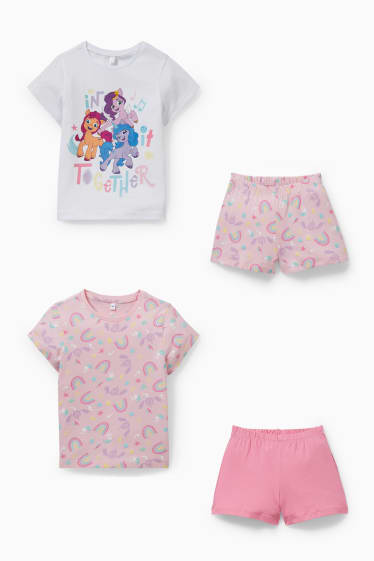 Children - Multipack of 2 - My Little Pony - short pyjamas - 4 piece - rose