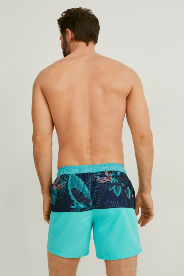 Men - Swim shorts - turquoise