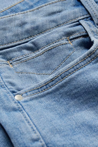 Damen - Capri Jeans - Mid Waist - Skinny Fit - LYCRA® - helljeansblau