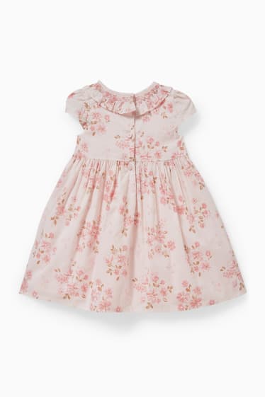 Bebés - Vestido para bebé - de flores - rosa