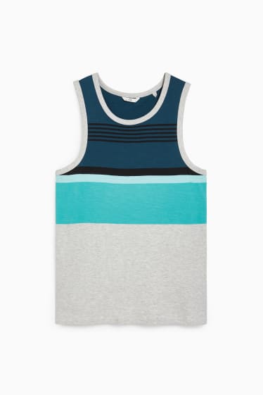 Men - Vest top - dark blue