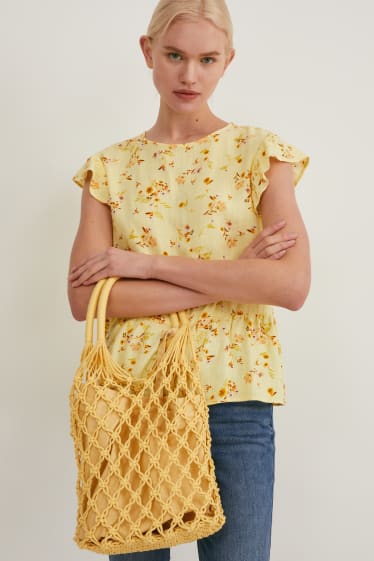 Women - Shopper - light yellow