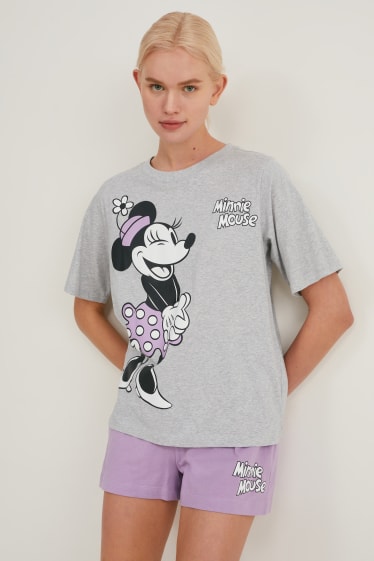 Femmes - Lot de 2 - pyjashorts - Disney - gris clair chiné