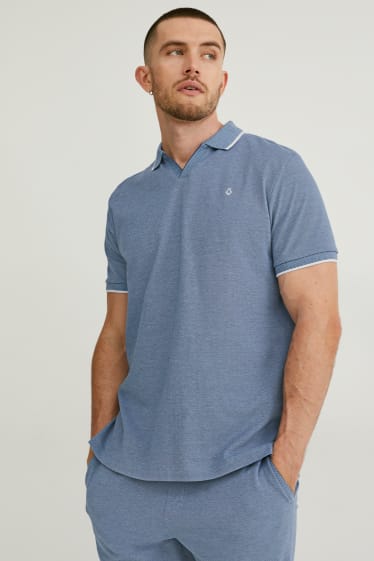Herren - Poloshirt - Flex - LYCRA® - blau