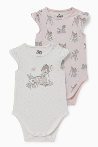 Bébés filles - Lot de 2 - Disney - bodys pour bébé - blanc