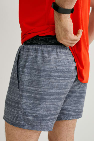 Men - Active shorts  - gray-melange