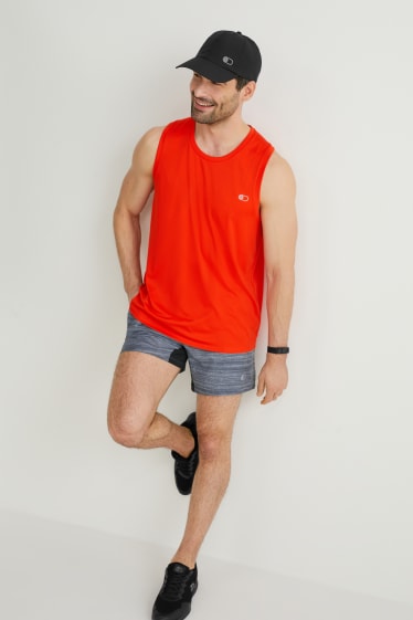 Herren - Funktions-Shorts  - grau-melange