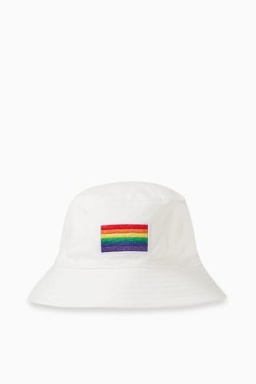Men - CLOCKHOUSE - hat - Pride - cremewhite