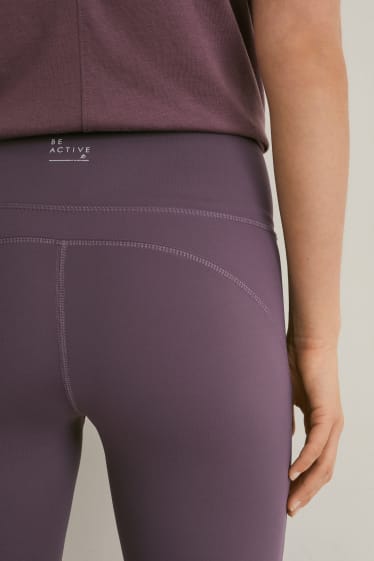 Donna - Leggings - 4 Way Stretch - da materiali riciclati - viola