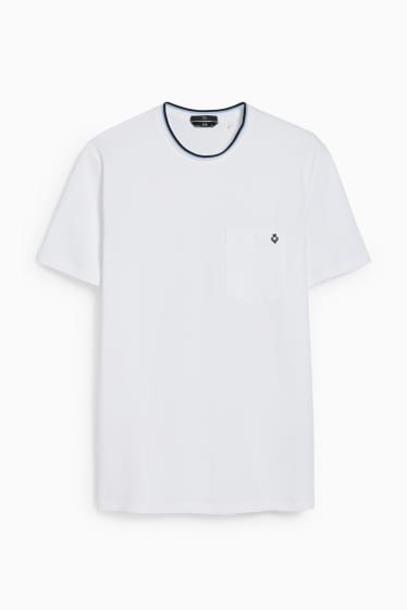 Hombre - Camiseta - Flex  - LYCRA® - blanco