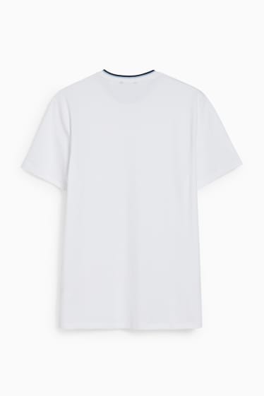 Mężczyźni - T-shirt - Flex - LYCRA® - biały