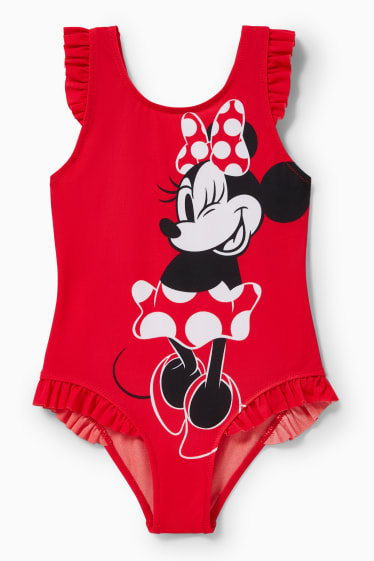 Dzieci - Myszka Minnie - kostium kąpielowy - LYCRA® XTRA LIFE™ - czerwony
