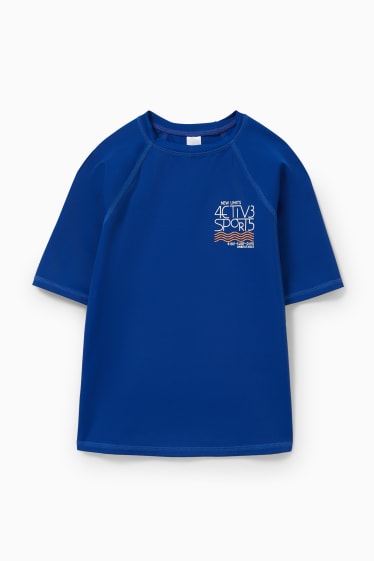Children - UV swim T-shirt - LYCRA® XTRA LIFE™ - dark blue
