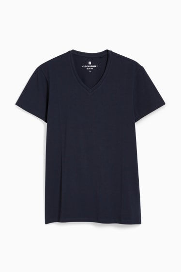 Uomo - CLOCKHOUSE - t-shirt - blu scuro