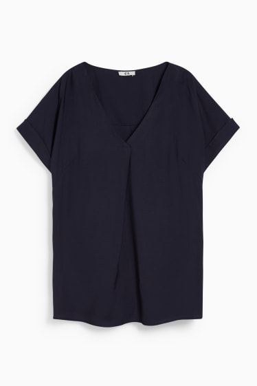 Damen - Bluse - dunkelblau