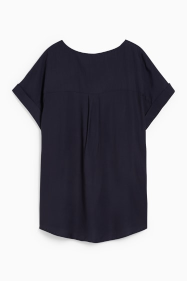 Damen - Bluse - dunkelblau