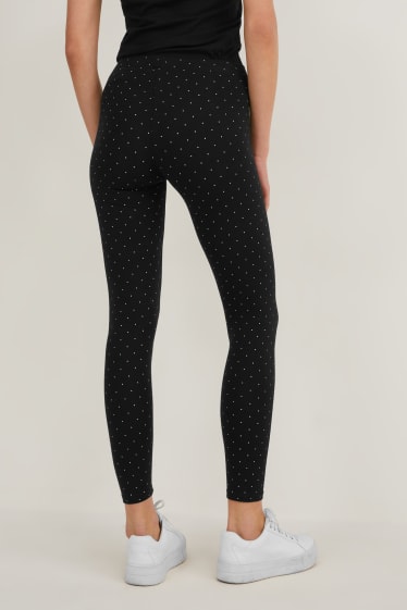 Femmes - Lot de 2 - leggings basiques - noir