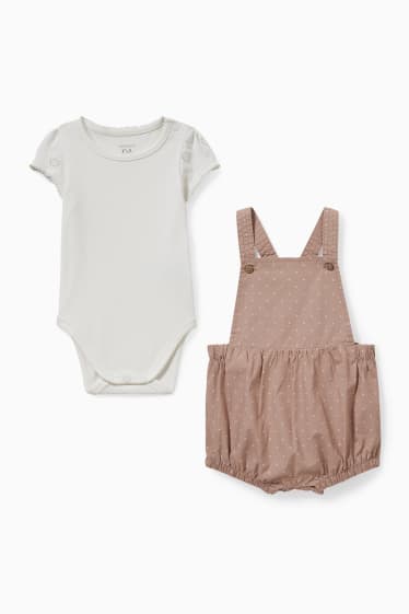 Miminka - Outfit pro novorozence - 2dílný - bílá