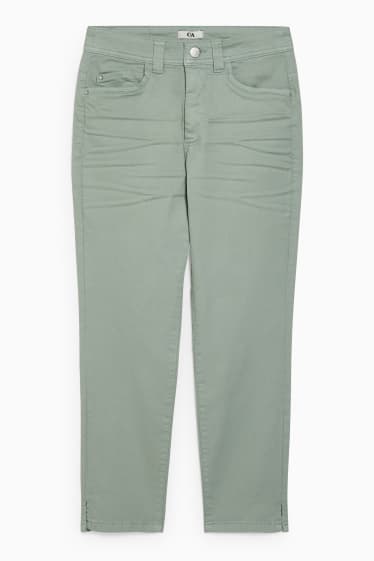 Femmes - Pantalon - coupe skinny - LYCRA® - vert clair
