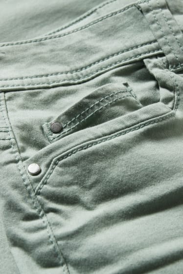 Donna - Pantaloni - skinny fit - LYCRA® - verde chiaro