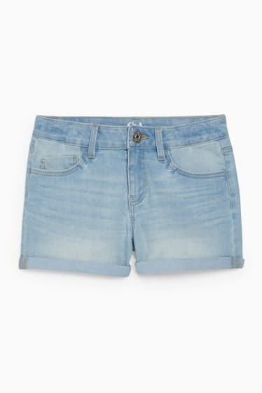 Nena - Texans curts - LYCRA® - texà blau clar